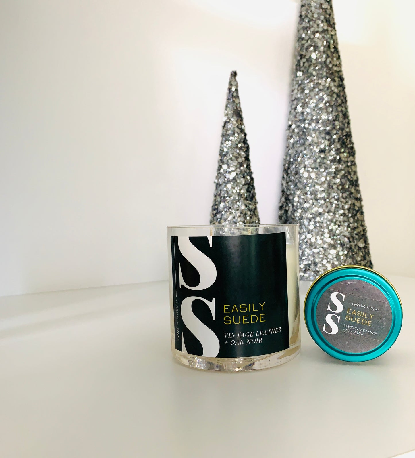 Easily Suede Holiday Candle Set